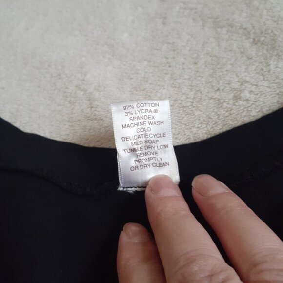 Peruvian Connection Women's Size XL Black Feather Print Cotton T-Shirt Dress - Picture 5 of 7